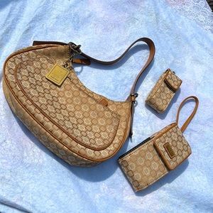 3- Piece Nine West Purse/Phone Case/Lip Gloss Case Set